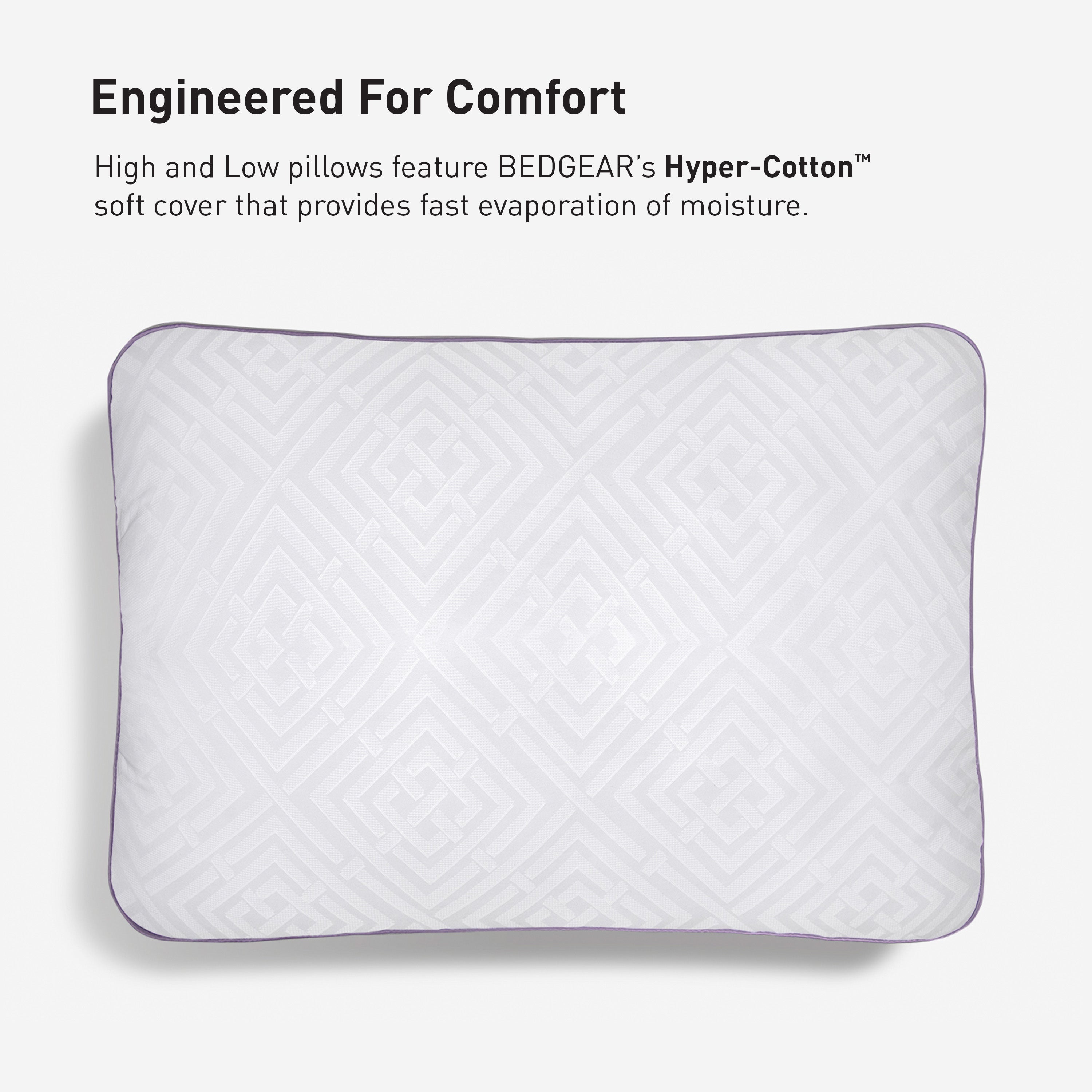 Bedgear Low Standard Bed Pillow