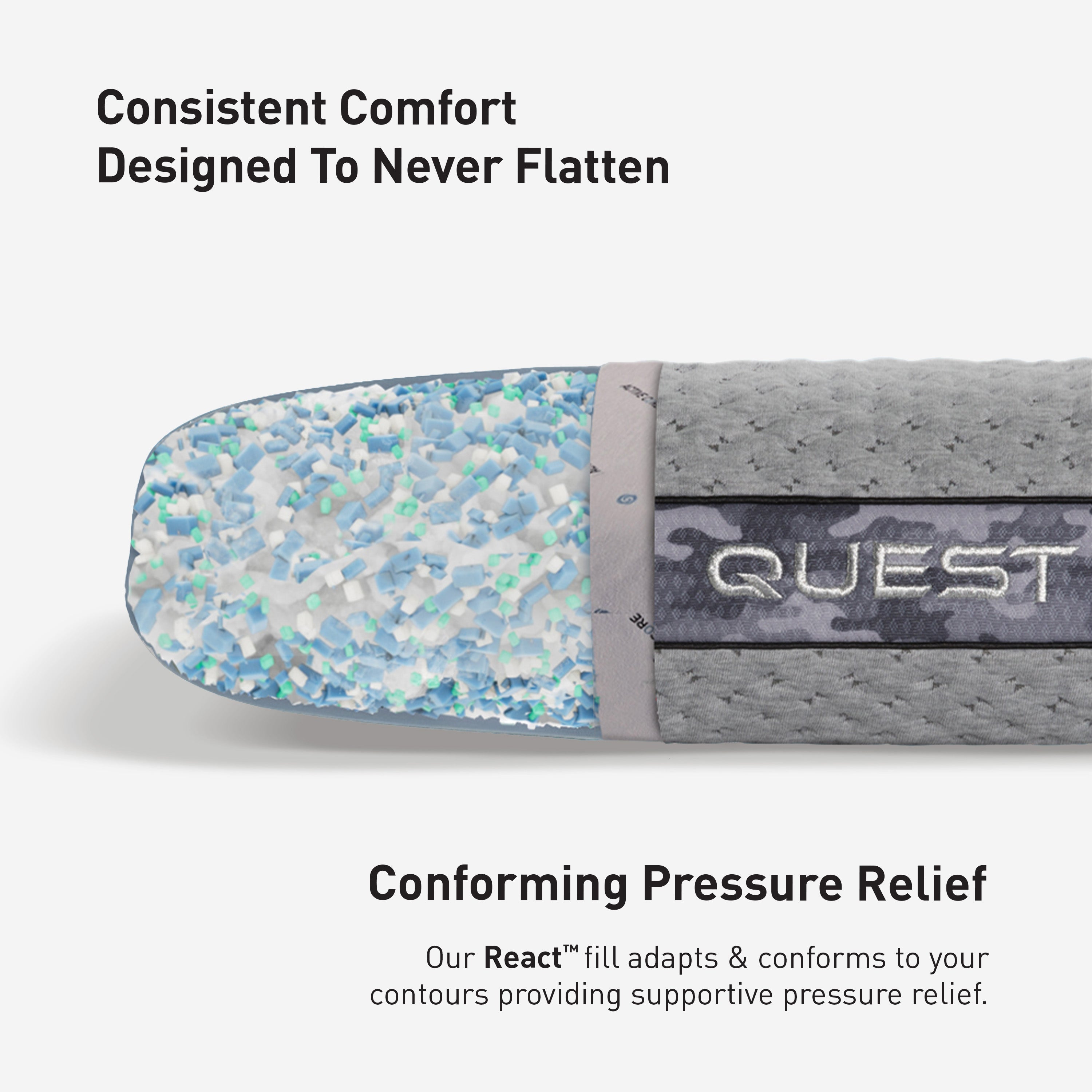 Bedgear Quest Performance® Standard Bed Pillow
