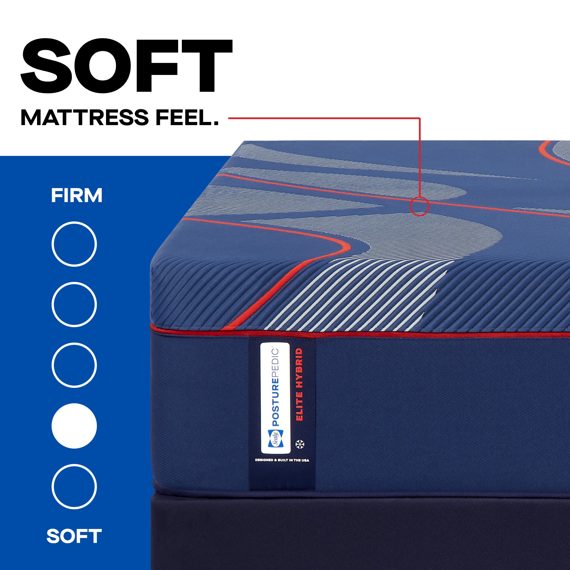 Sealy Posturepedic® Elite Hybrid Brenham Soft Mattress