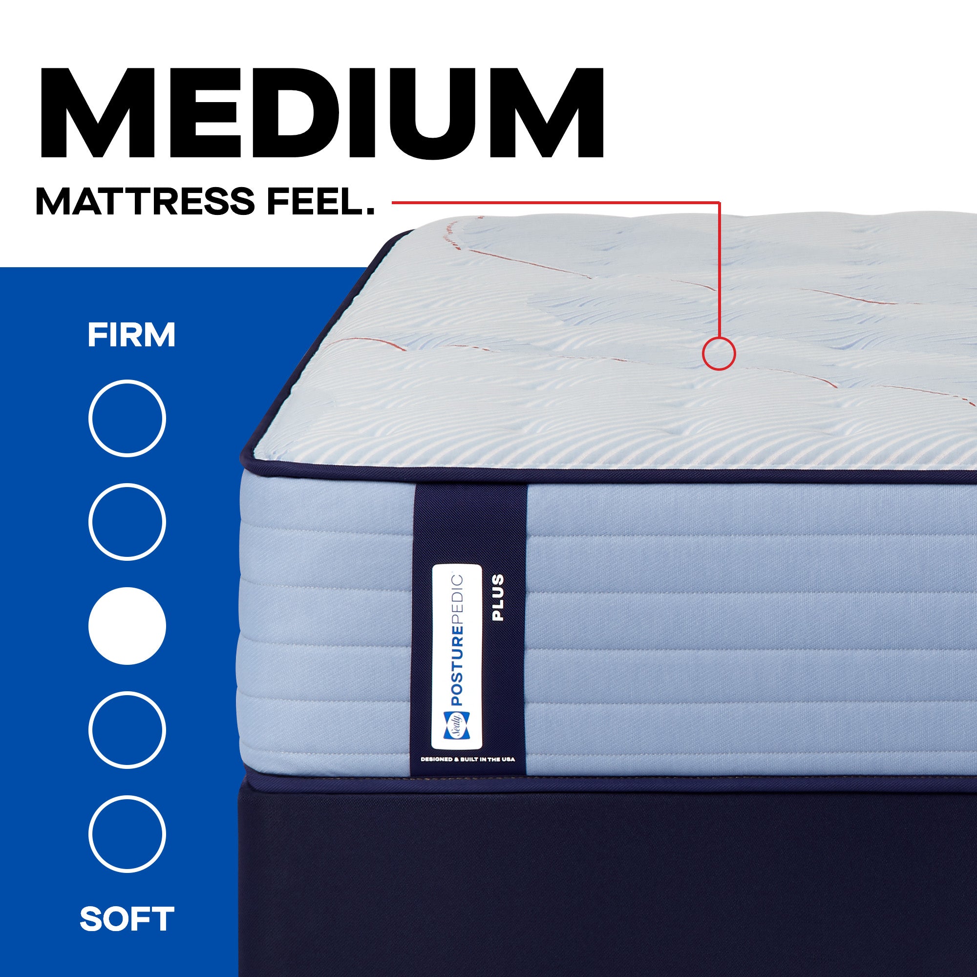 Sealy Posturepedic® Plus Spring Patterson Medium Mattress