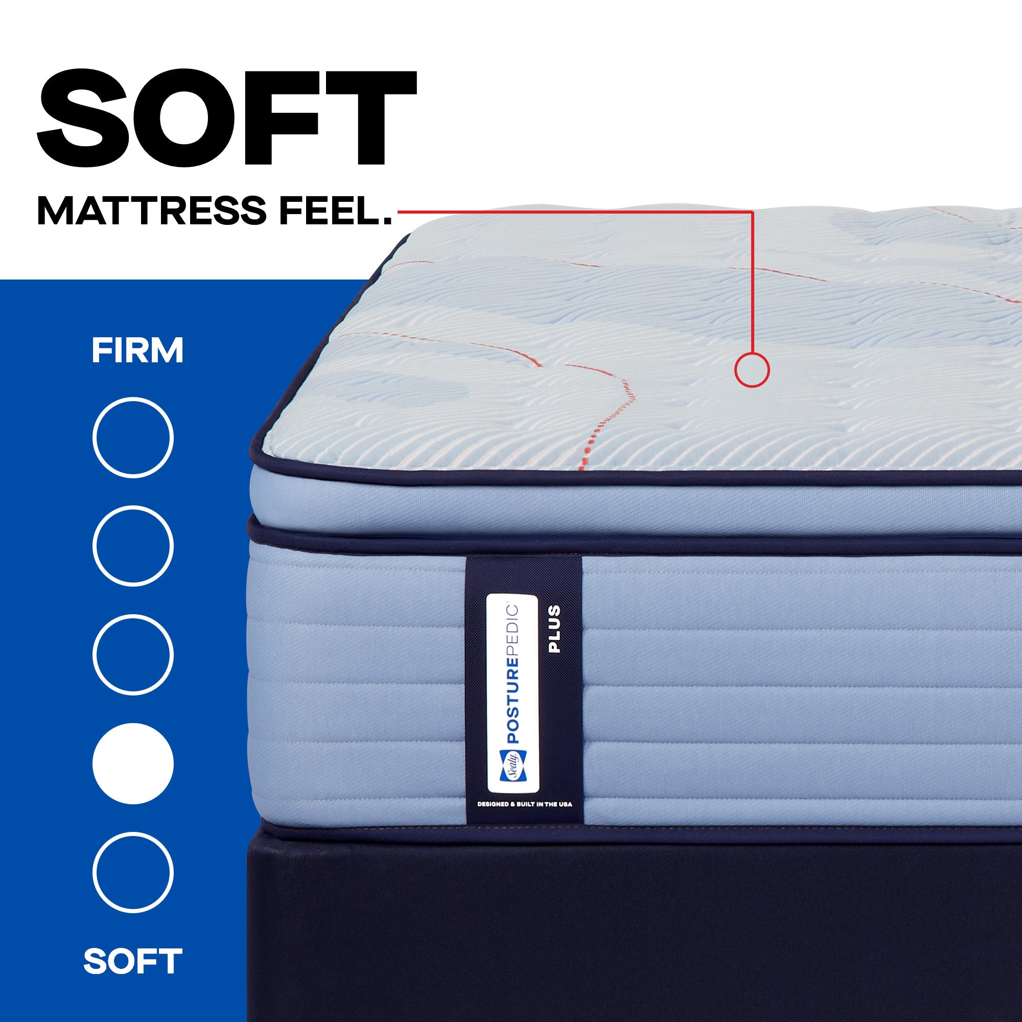 Sealy Posturepedic® Plus Spring Patterson EPT Soft Mattress