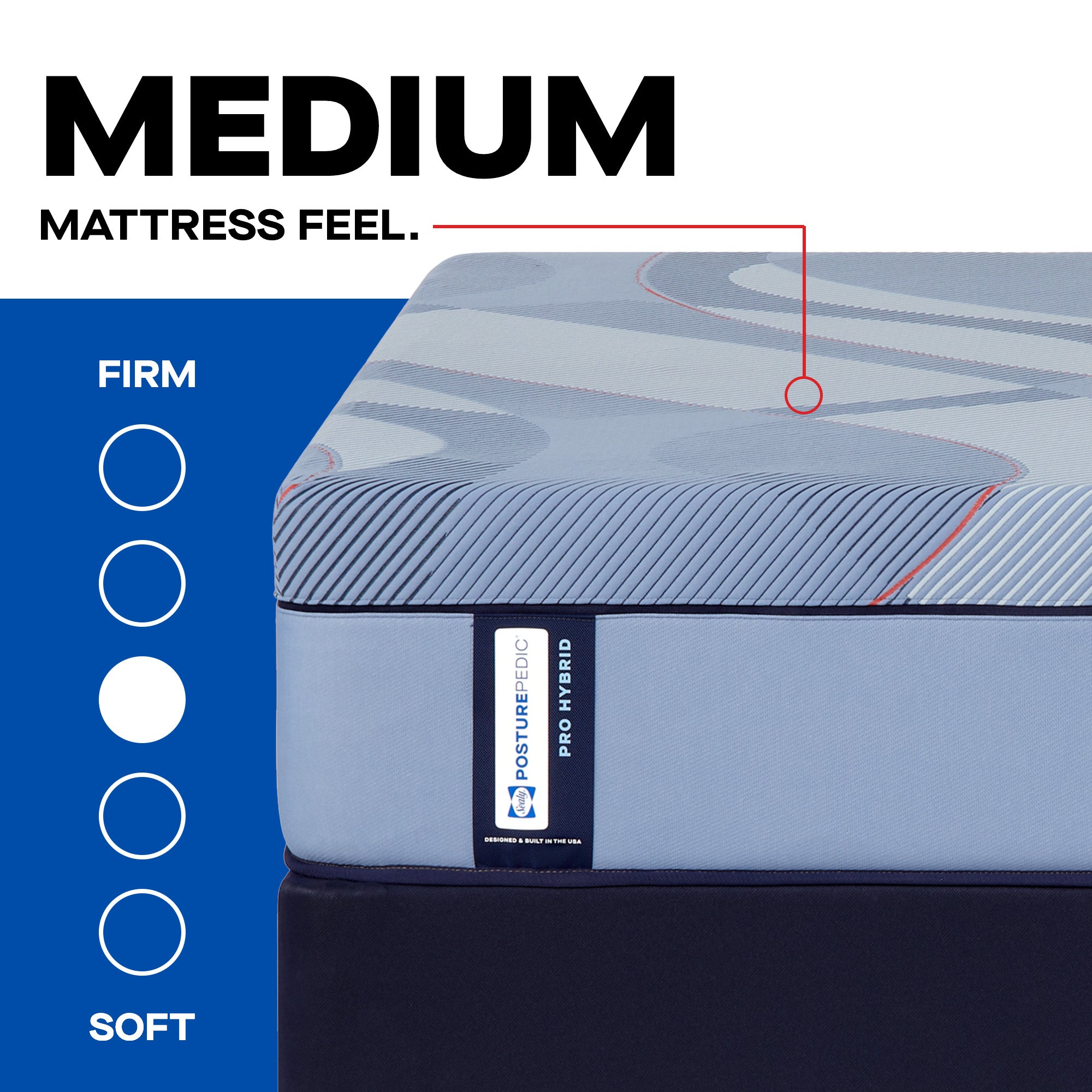 Sealy Posturepedic® Pro Hybrid Dupont Medium Mattress