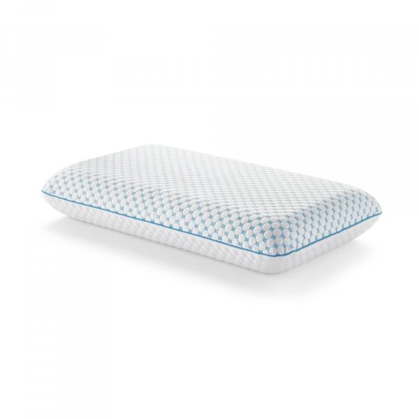 HYPERCHILL™ TECHNOLOGY GEL MEMORY FOAM PILLOW + REVERSIBLE COOLING COVER