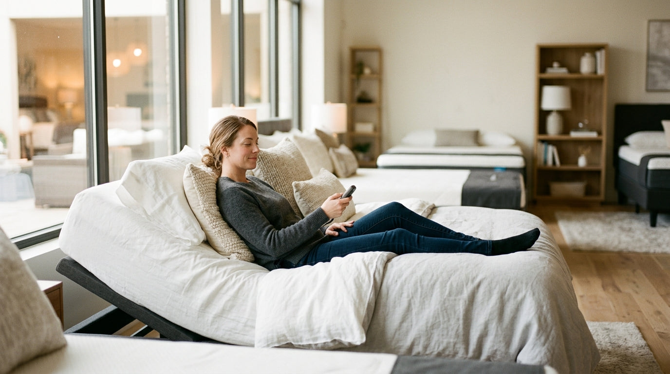 Mattress Showroom Near Me With Adjustable Beds: 7 Things to Test Before You Buy