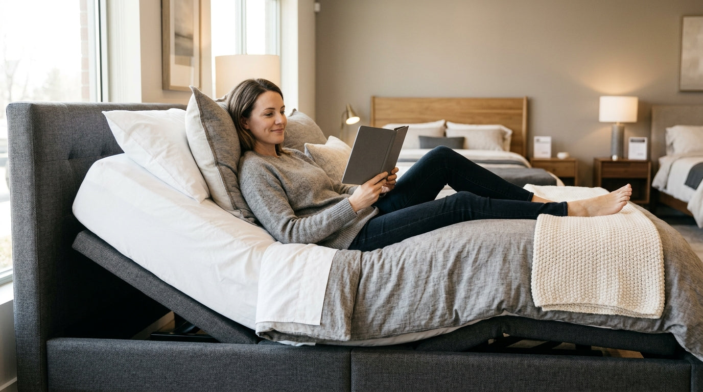 How to Shop for an Adjustable Bed at a Local Mattress Showroom