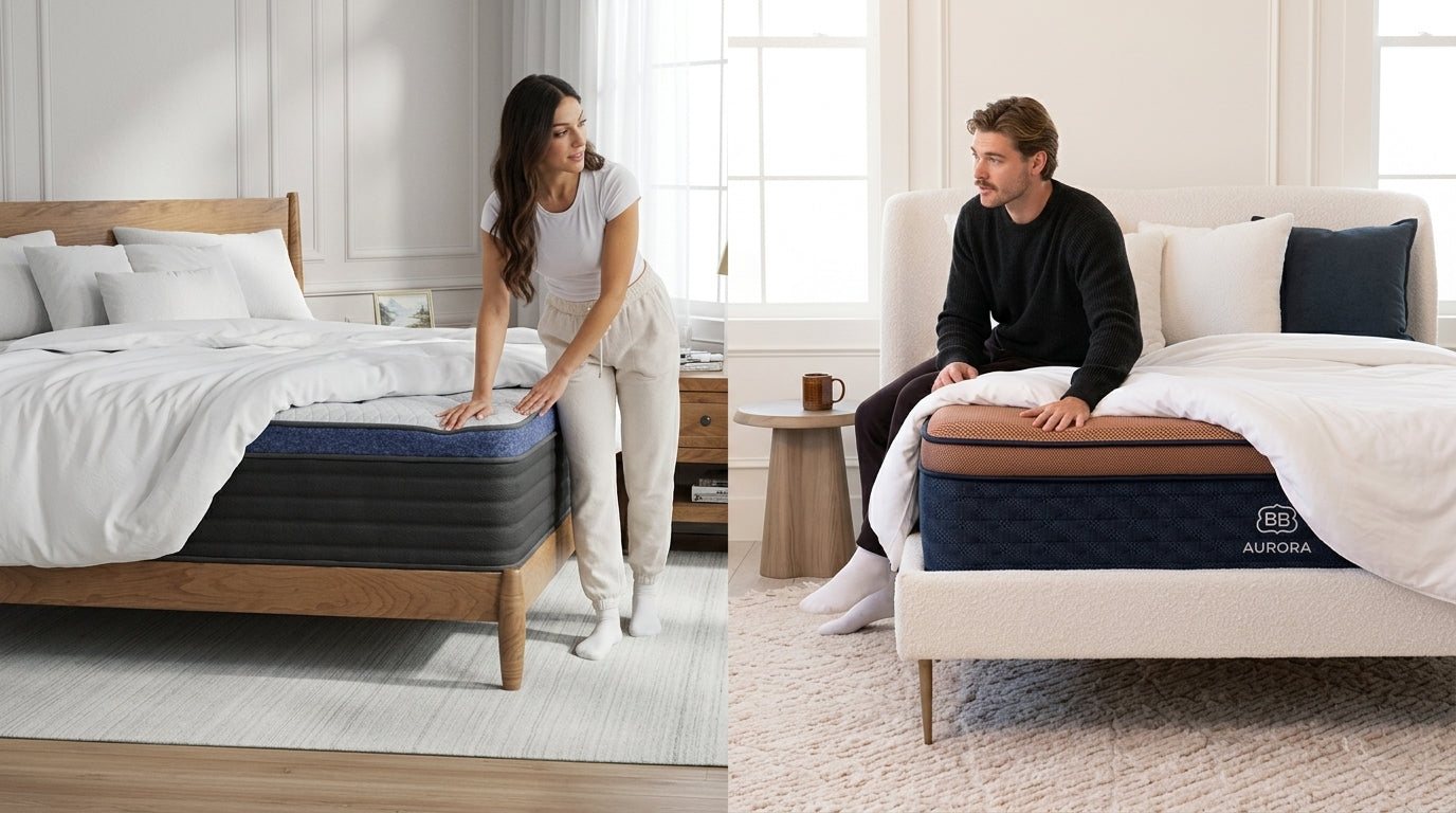 Helix Midnight Luxe vs Brooklyn Bedding Aurora Luxe: Which Cooling Hybrid Fits You Best?
