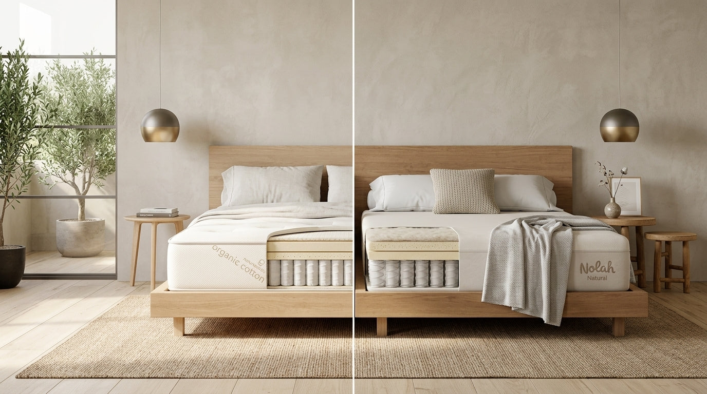 Naturepedic EOS Classic vs Nolah Natural 11: Which Natural Latex Hybrid Fits You Best?