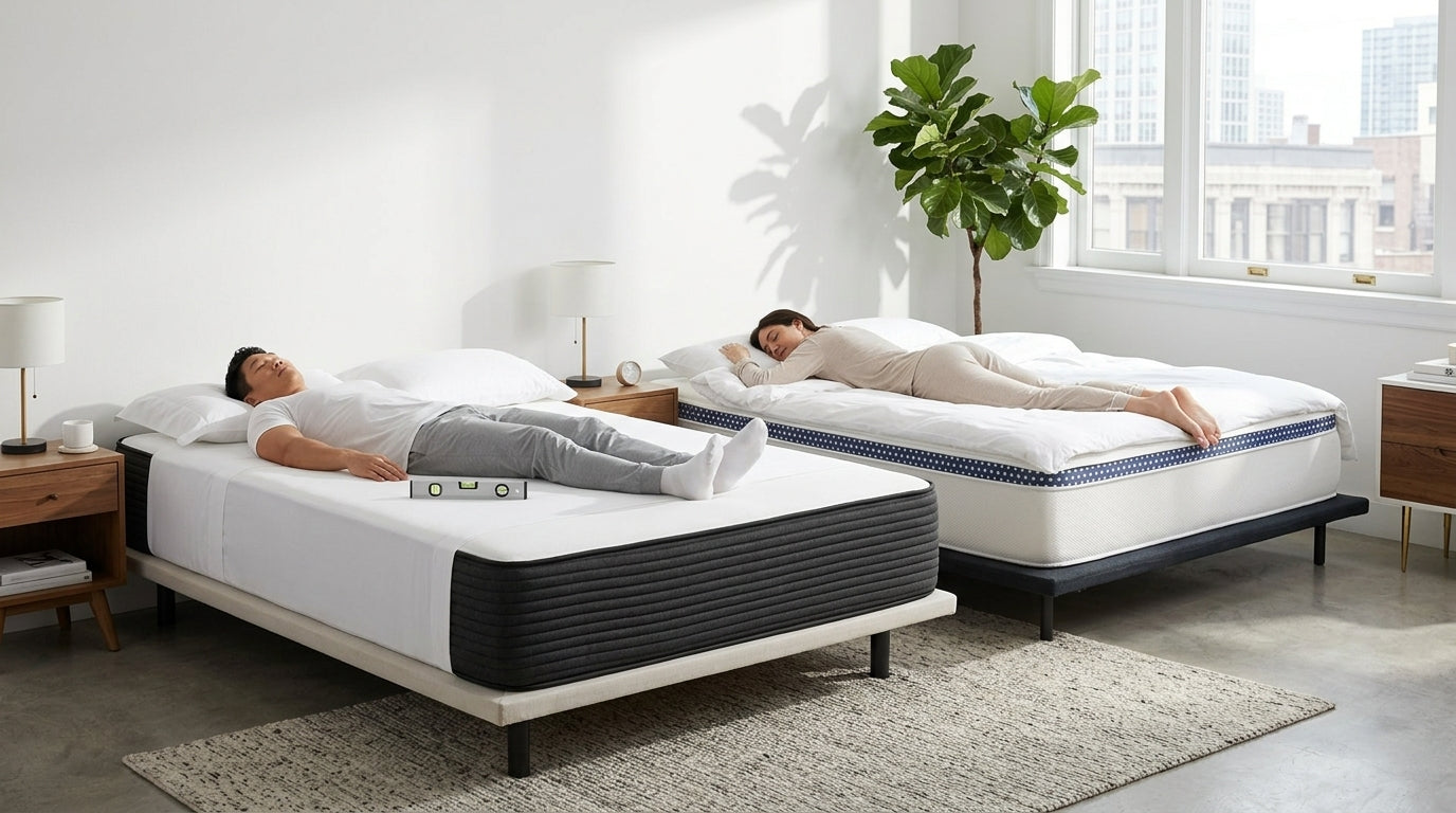Plank Firm Luxe vs WinkBed Firm: Which Firm Hybrid Mattress Fits You Best?