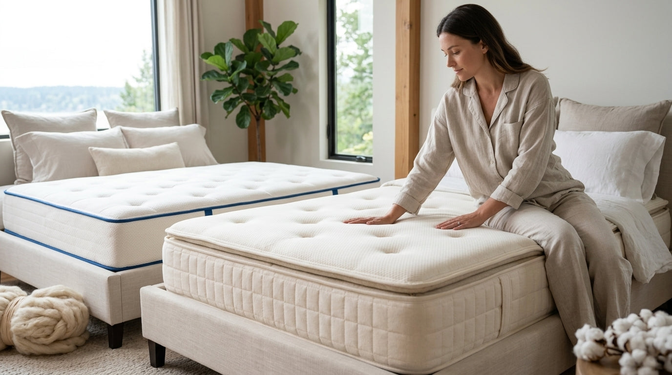 Naturepedic EOS Classic vs My Green Mattress Natural Escape: Which Organic Hybrid Fits You Best?
