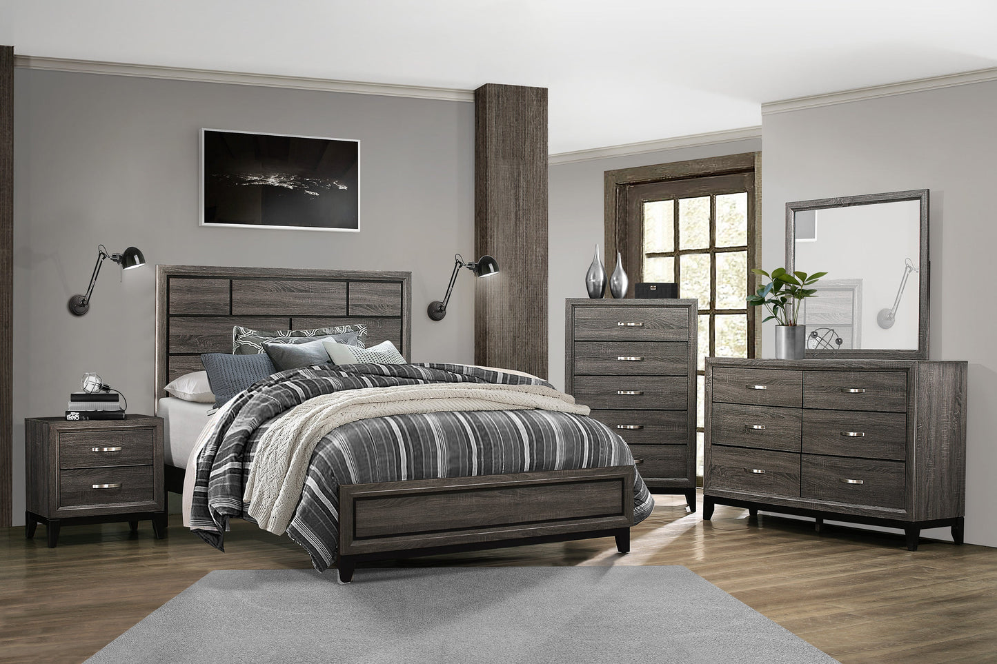 Davi Gray Nightstand