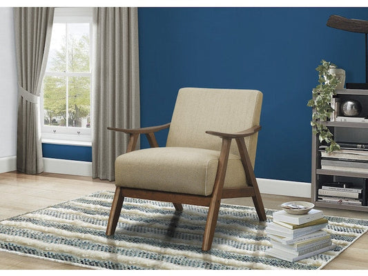 Damala Light Brown Accent Chair