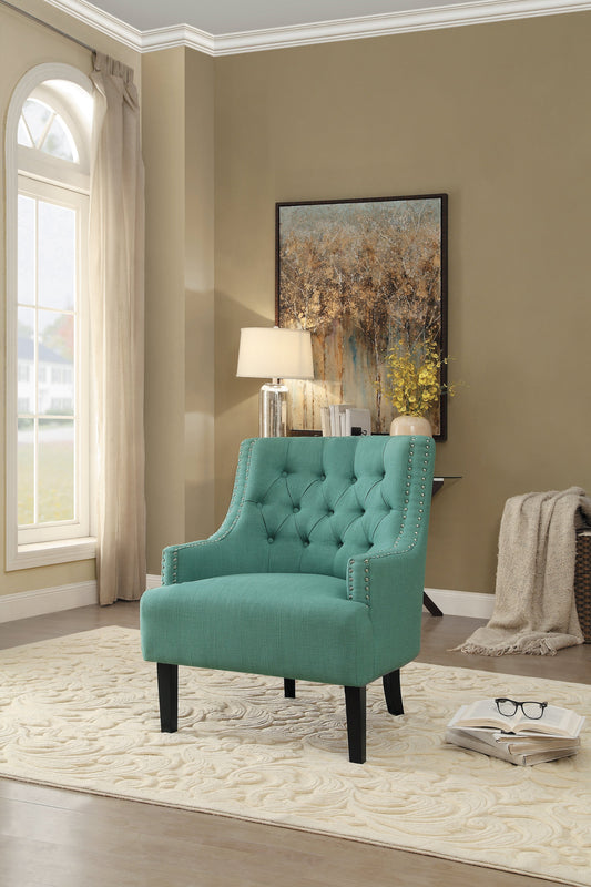 Charisma Teal Accent Chair