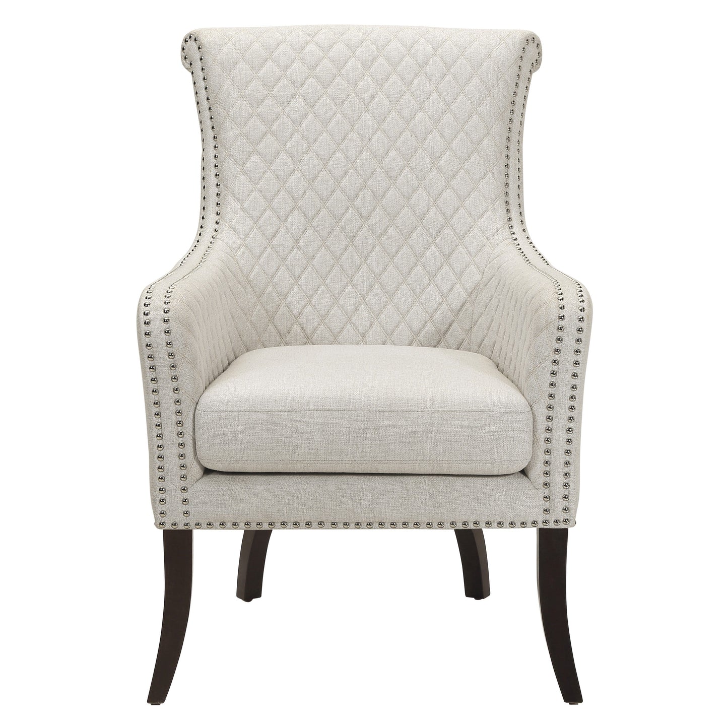 Avalon Beige Quilted Accent Chair