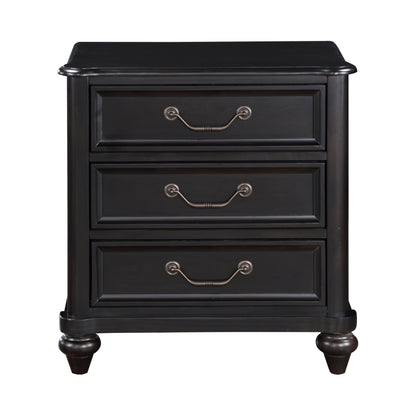 Herman Charcoal Brown Nightstand