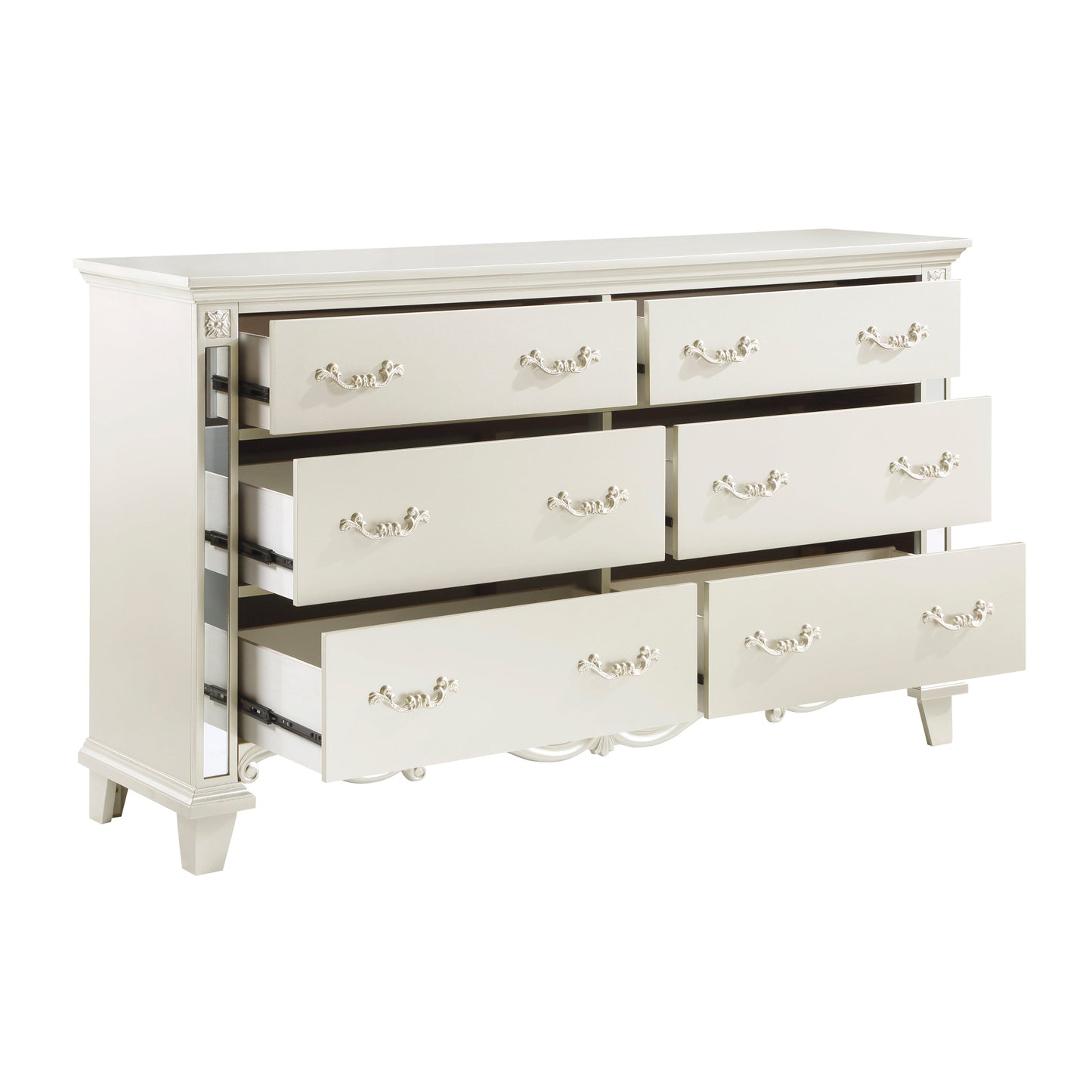 Ever Champagne Mirrored Dresser