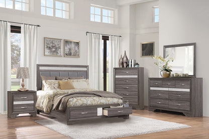 Luster Gray Nightstand