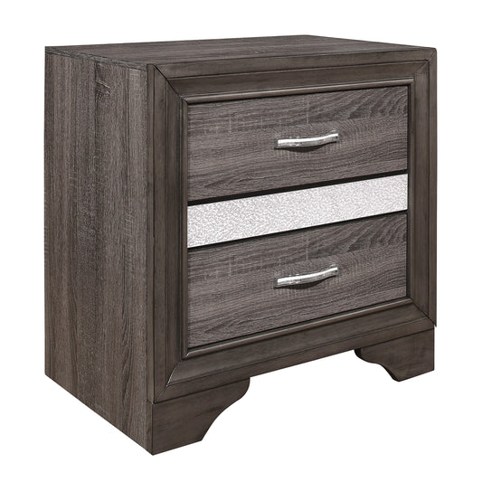 Luster Gray Nightstand