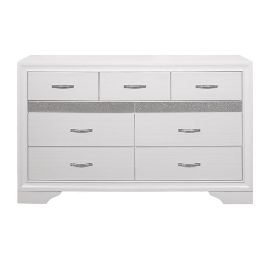 Luster White Dresser