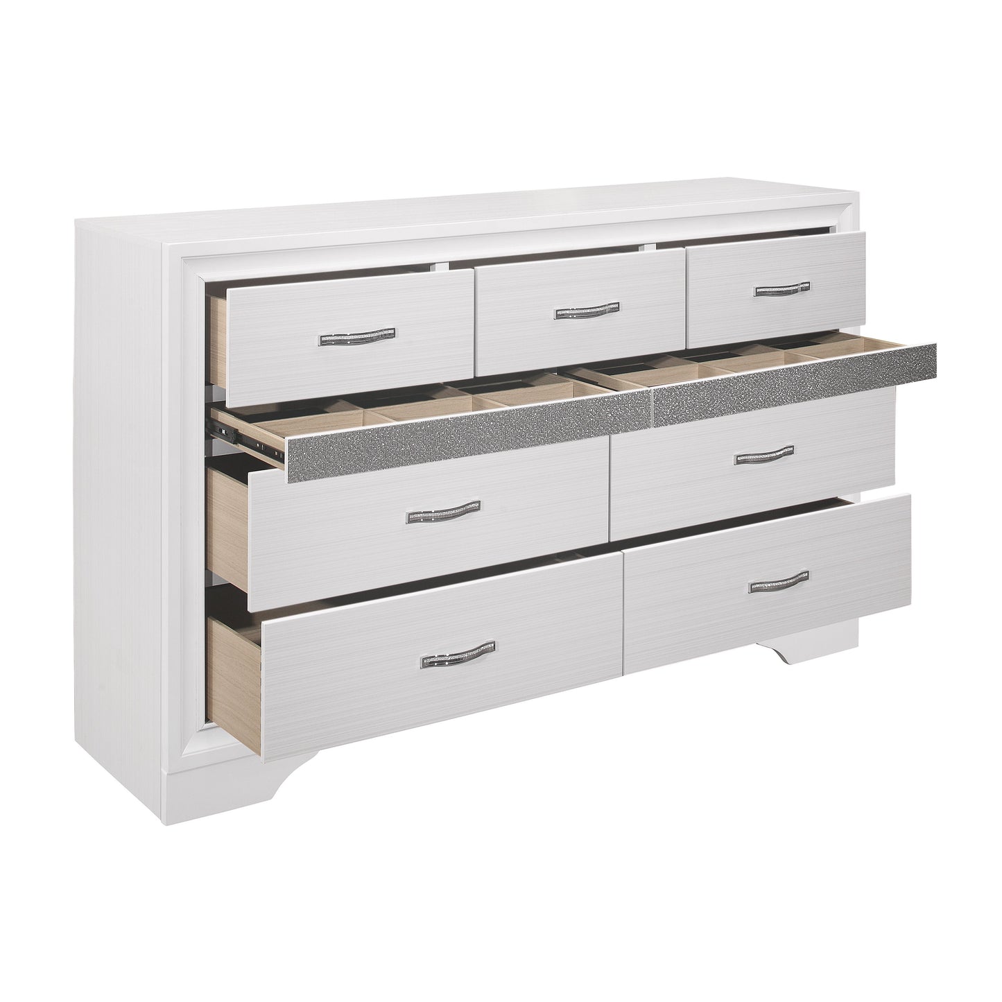 Luster White Dresser