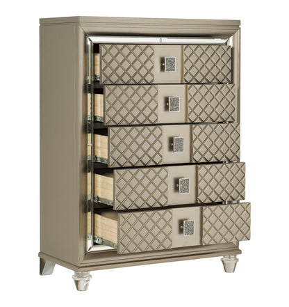 Loudon Champagne Metallic Chest