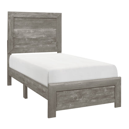 Corbin Gray Twin Panel Bed