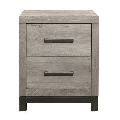 Zephyr Light Gray Nightstand