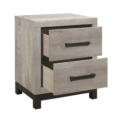 Zephyr Light Gray Nightstand