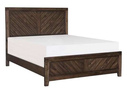 Parnell Rustic Queen Panel Bed