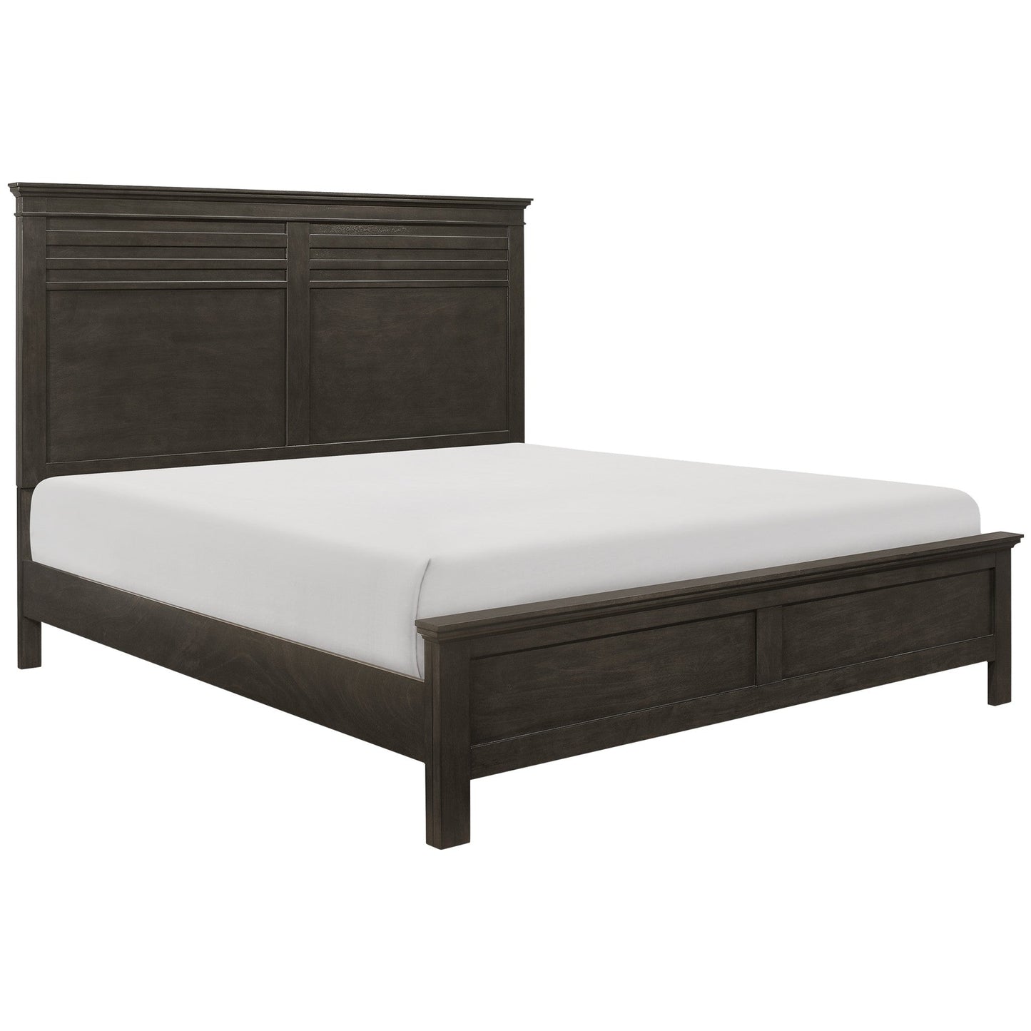 Blaire Farm Charcoal Gray Full Panel Bed