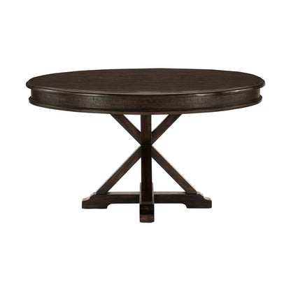 Cardano Driftwood Charcoal Round Dining Table