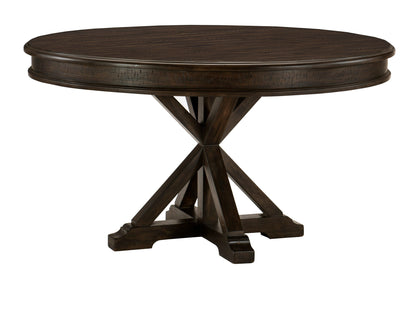 Cardano Driftwood Charcoal Round Dining Table