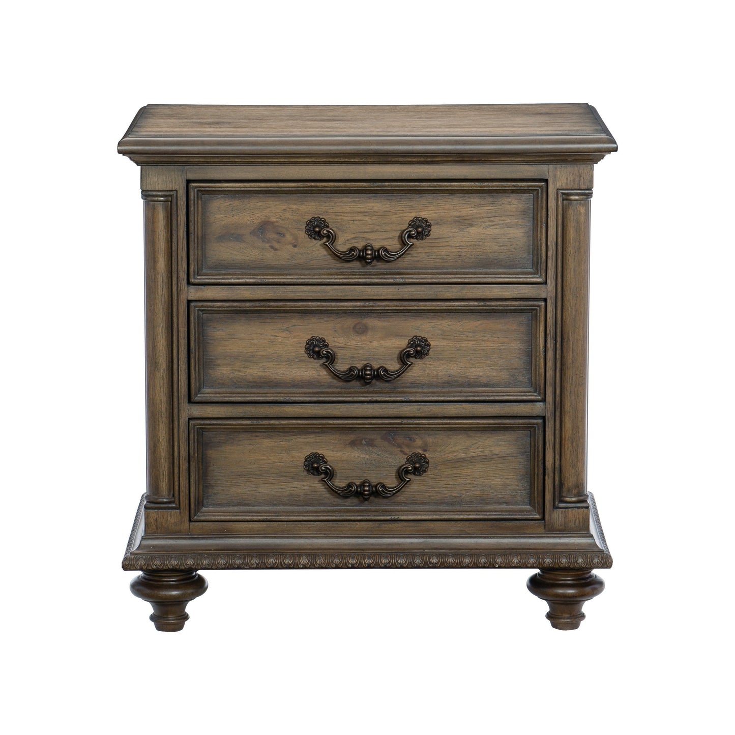 Rachelle Weathered Pecan Nightstand