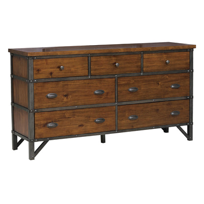 Holverson Rustic Brown Dresser