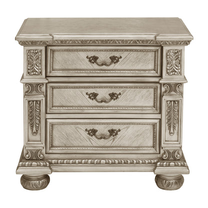 Catalonia Platinum Gold Nightstand