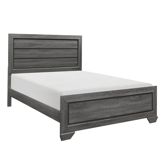 Beechnut Gray Full Panel Bed