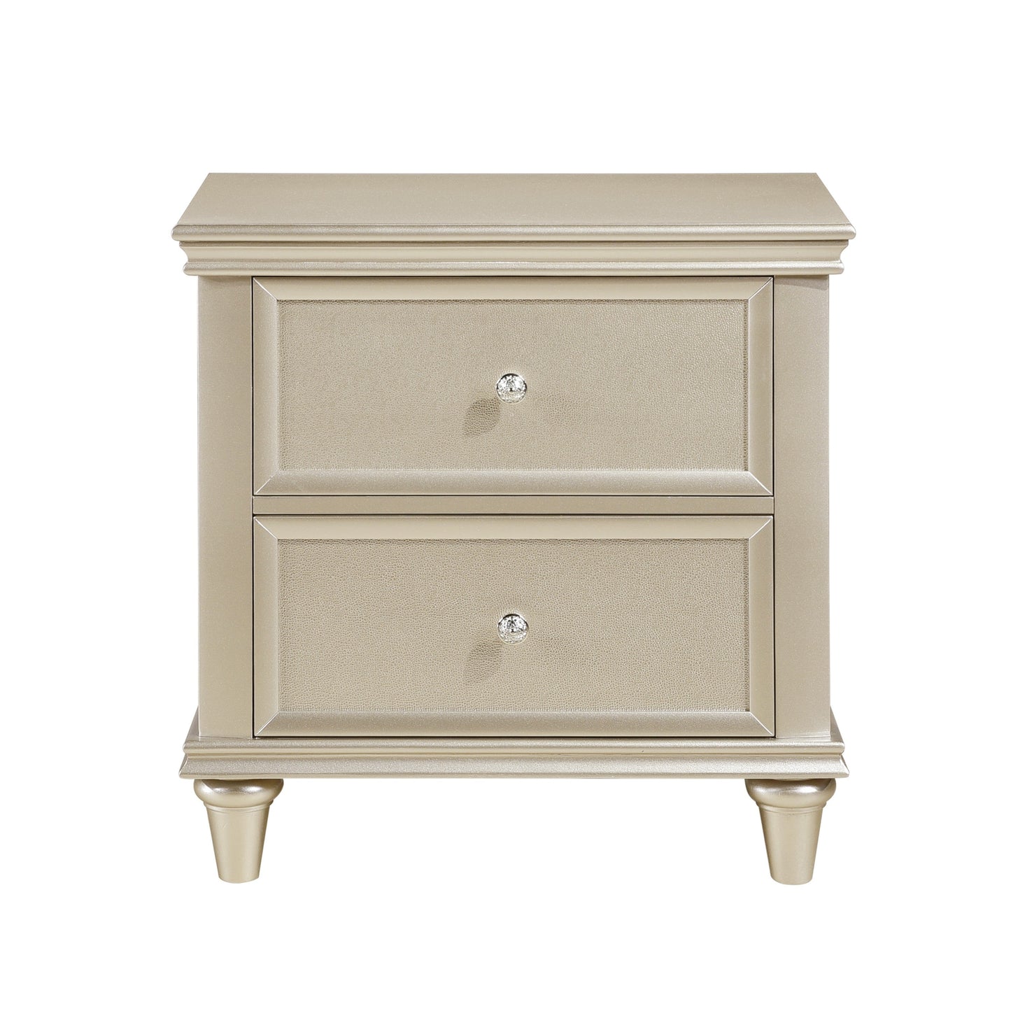 Celandine Silver Nightstand