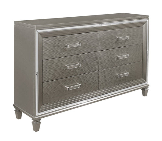 Tamsin Silver/Gray Metallic Dresser