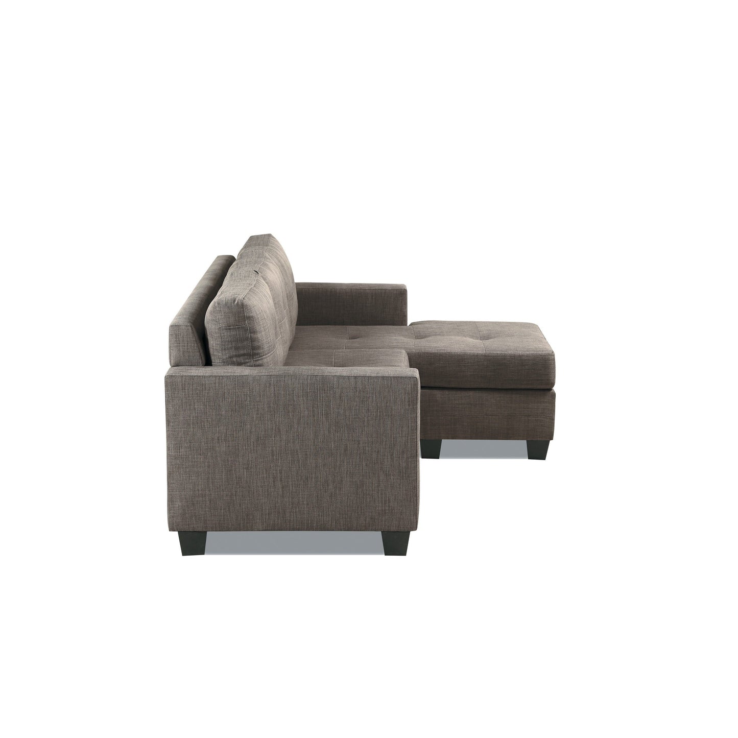 Phelps Brownish Gray Reversible Sofa Chaise