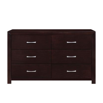 Edina Espresso Upholstered Panel Youth Bedroom Set