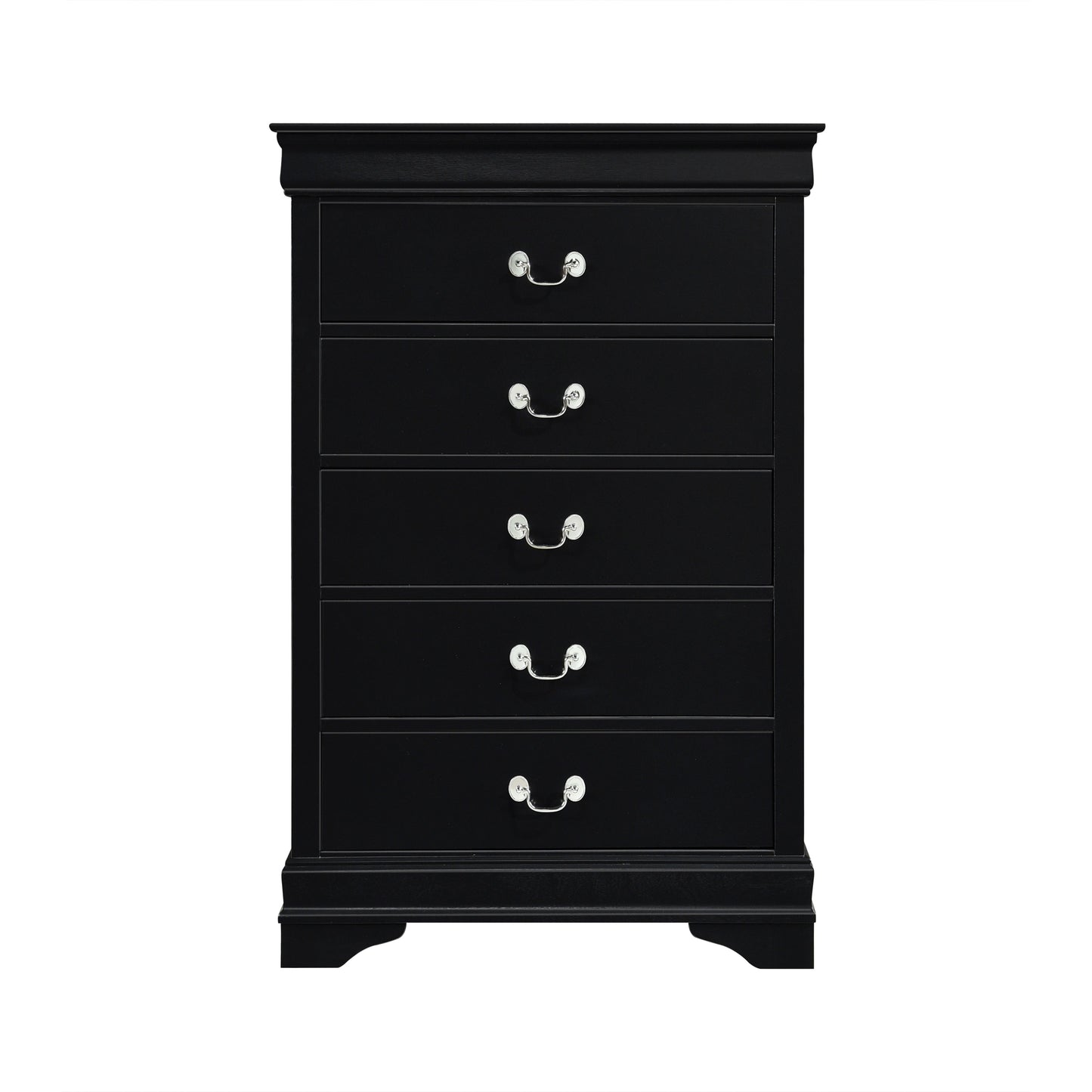 Mayville Black Sleigh Bedroom Set