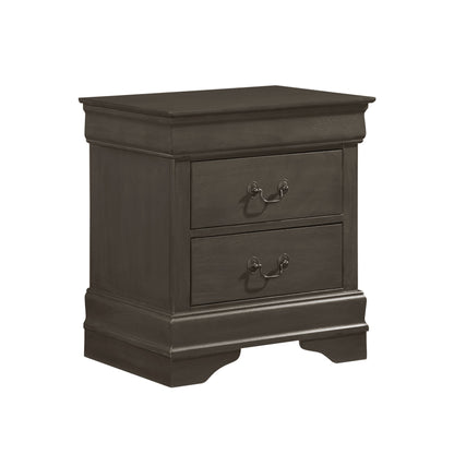 Mayville Stained Gray Nightstand