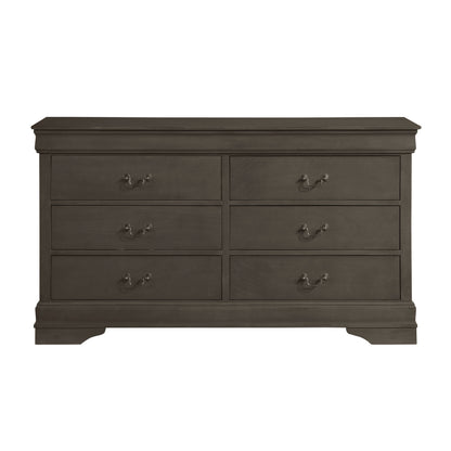 Mayville Stained Gray Sleigh Bedroom Set