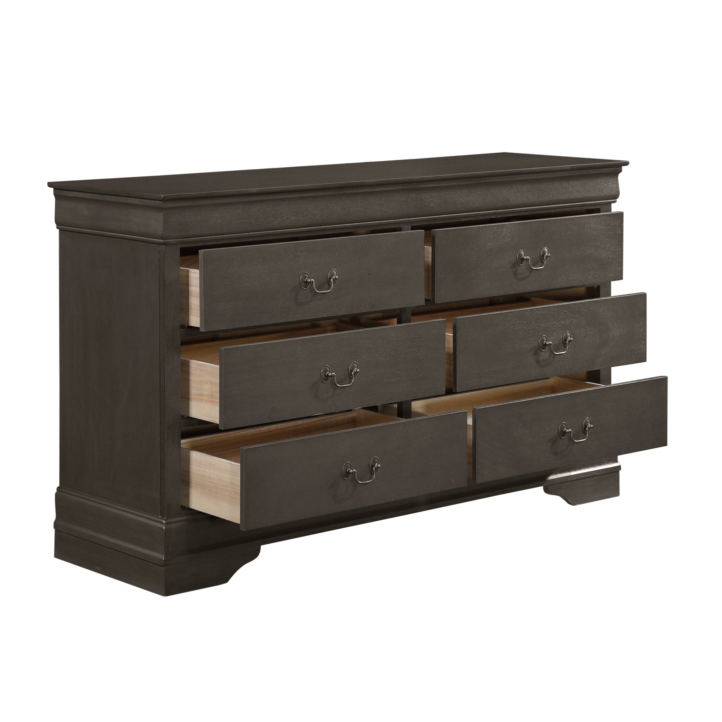 Mayville Stained Gray Dresser