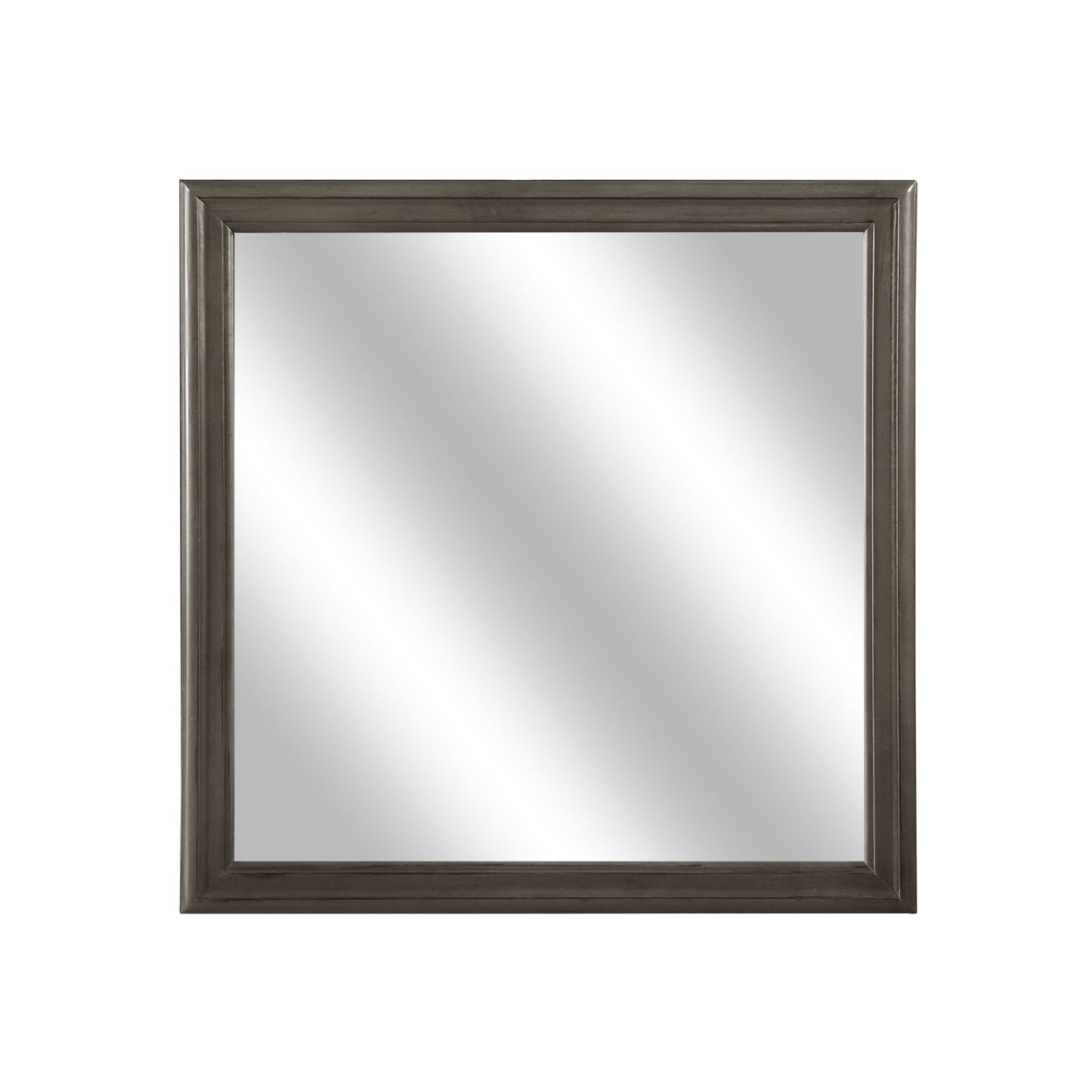 Mayville Stained Gray Mirror (Mirror Only)