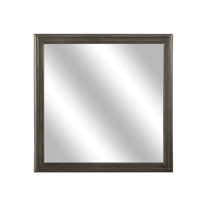 Mayville Stained Gray Mirror (Mirror Only)