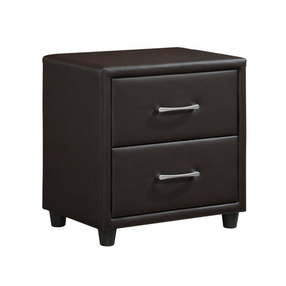 Lorenzi Dark Brown Nightstand