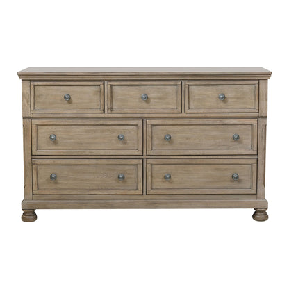 Bethel Wire Brushed Gray Dresser