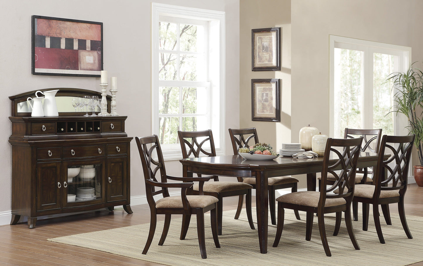 Keegan Rich Cherry Extendable Dining Table