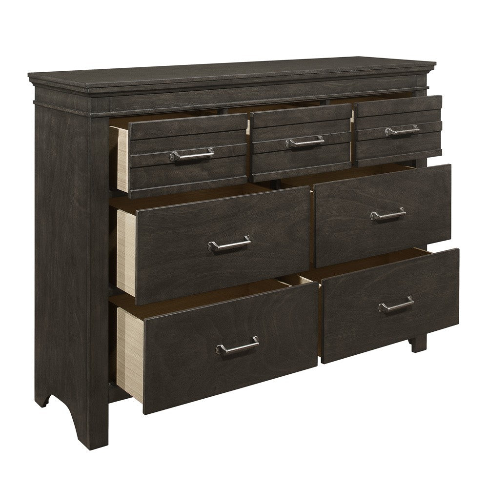 Blaire Farm Charcoal Gray Panel Bedroom Set