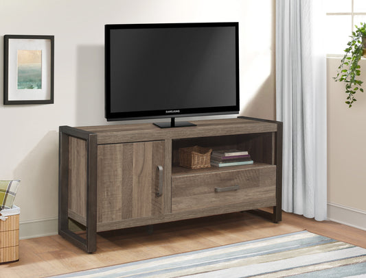 Dogue Brown/Gunmetal 51" TV Stand